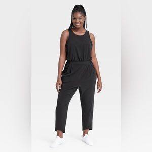 ALL IN MOTION Lightweight Tech Knit Jumpsuit in Large